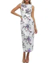 Helsi Bobbie Floral Sequin Sleeveless Midi Gown