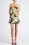 Helsi Brady Sequin Strapless Minidress In Multi