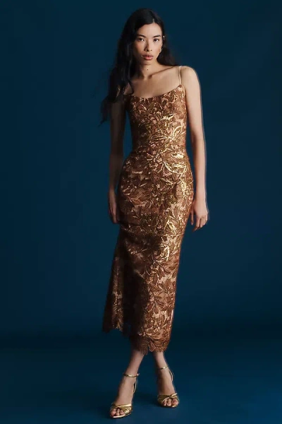 Helsi Charlotte Midi Dress In Brown