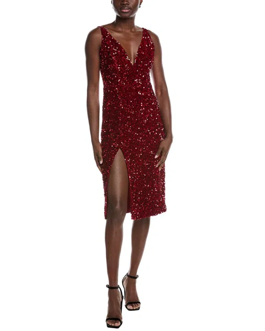 Helsi Corey Midi Dress In Red | ModeSens