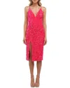 Helsi Corey Sequin Midi Dress In French Rose In Multi