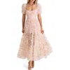 Helsi Corrine 3d Puff Sleeve Gown