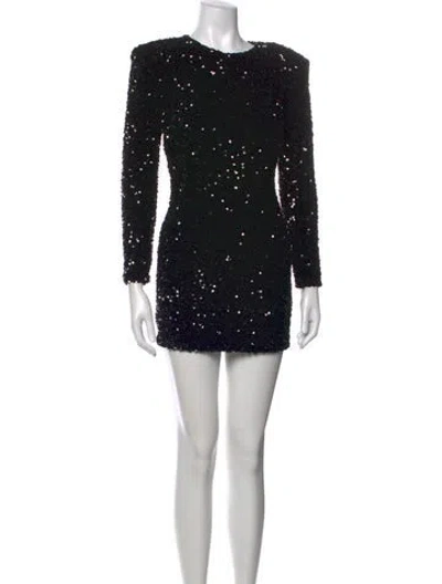 Pre-owned Helsi Crew Neck Mini Dress W/ Tags In Black