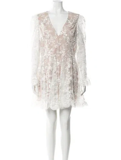 Pre-owned Helsi Floral Print Mini Dress In Multi