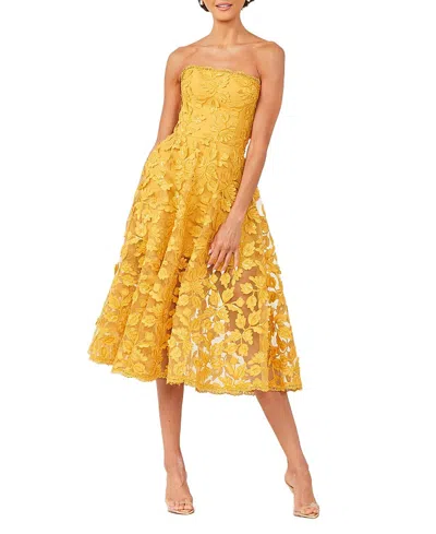 Helsi Florence Floral Strapless Midi Dress In Multi