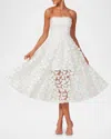 Helsi Florence Strapless A-line Midi Dress In White