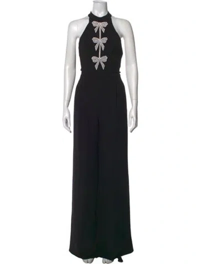 Pre-owned Helsi Halterneck Jumpsuit In Black