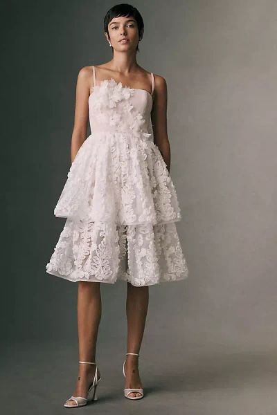 Helsi Juliette Tiered Midi Dress In Ivory