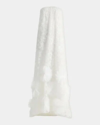 Helsi Margot Strapless Beaded Trapeze Gown In White