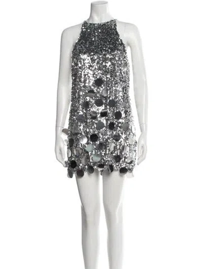 Pre-owned Helsi Patterned Mini Dress In Multi