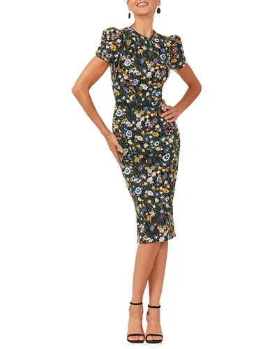 Helsi Piper Short Sleeve Sequin Midi Dress In Gray