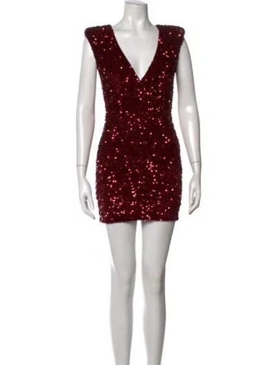 Pre-owned Helsi Printed Mini Dress In Pink