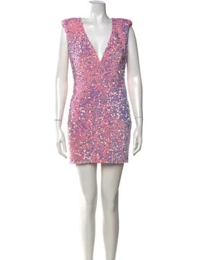Pre-owned Helsi Printed Mini Dress W/ Tags In Pink