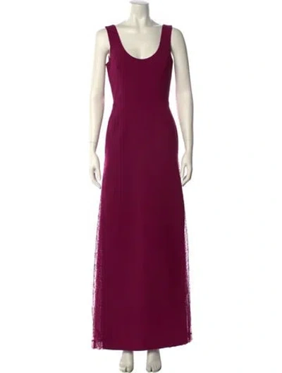 Pre-owned Helsi Scoop Neck Long Dress W/ Tags In Purple