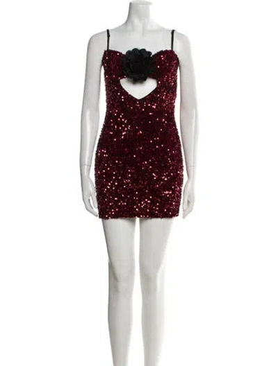 Pre-owned Helsi Square Neckline Mini Dress W/ Tags In Pink