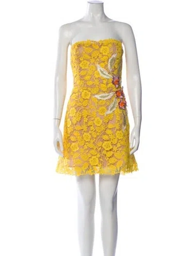 Pre-owned Helsi Strapless Mini Dress In Multi