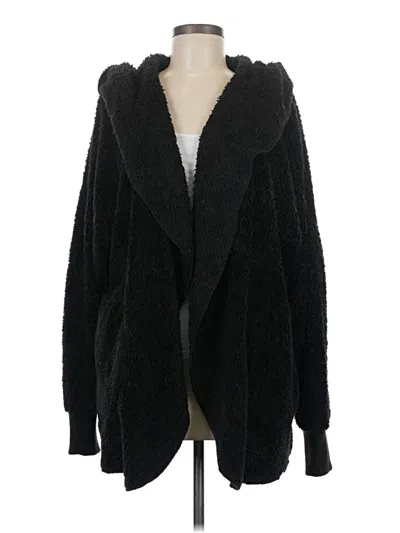 Pre-owned Hem & Thread Cardigan Sweater In Black