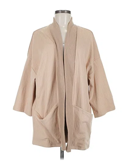 Pre-owned Hem & Thread Cardigan Sweater In Brown