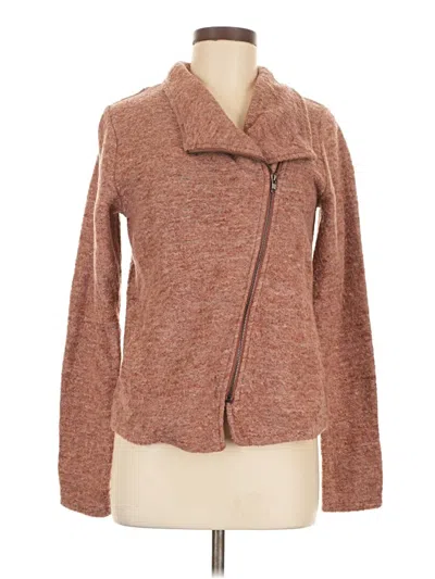 Pre-owned Hem & Thread Cardigan Sweater In Brown