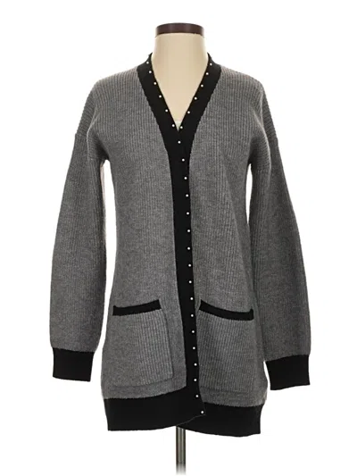 Pre-owned Hem & Thread Cardigan Sweater In Gray