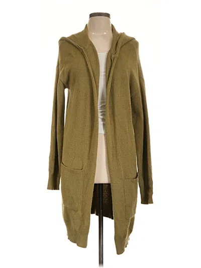 Pre-owned Hem & Thread Cardigan Sweater In Green