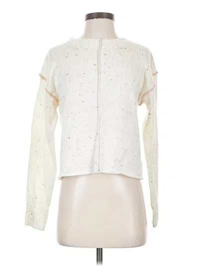 Pre-owned Hem & Thread Cardigan Sweater In Ivory