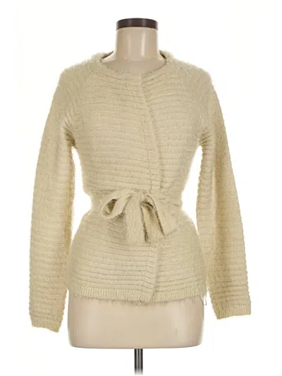 Pre-owned Hem & Thread Cardigan Sweater In Ivory