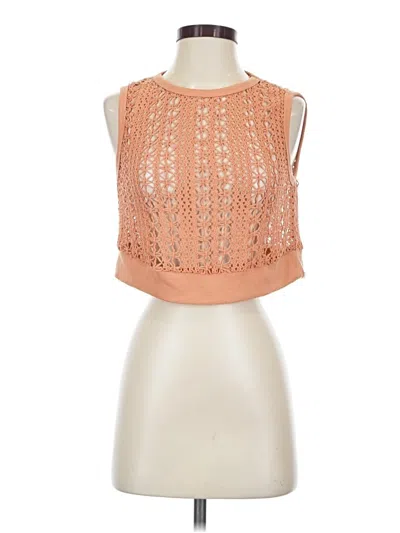 Pre-owned Hem & Thread Cardigan Sweater In Orange
