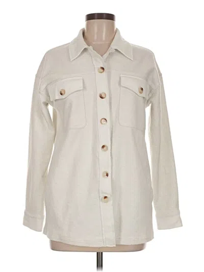 Pre-owned Hem & Thread Cardigan Sweater In Tan