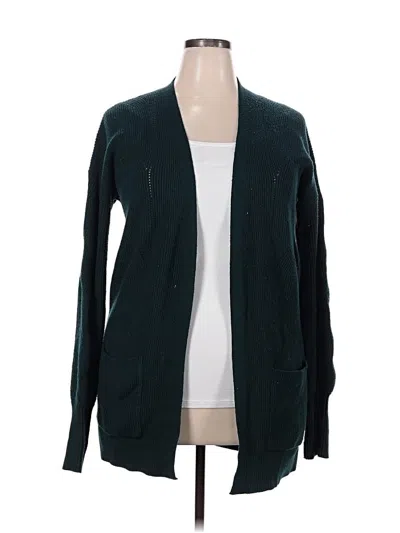 Pre-owned Hem & Thread Cardigan Sweater In Teal