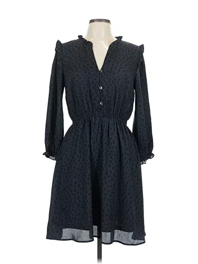 Pre-owned Hem & Thread Casual Dress In Black