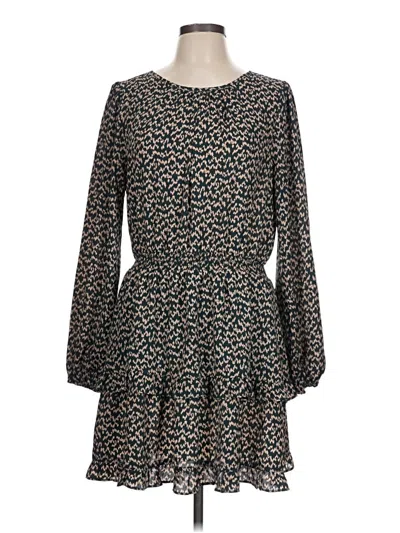 Pre-owned Hem & Thread Casual Dress In Black