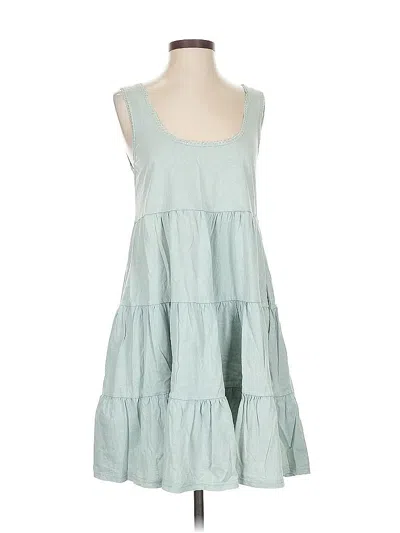 Pre-owned Hem & Thread Casual Dress In Blue