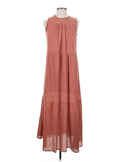 Pre-owned Hem & Thread Casual Dress In Brown