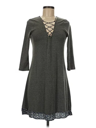 Pre-owned Hem & Thread Casual Dress In Gray