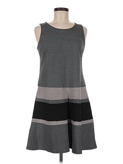 Pre-owned Hem & Thread Casual Dress In Gray