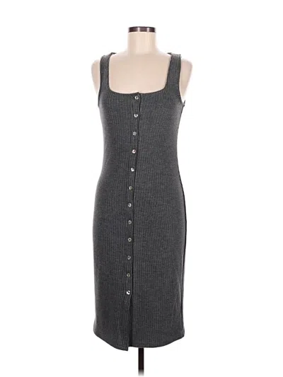 Pre-owned Hem & Thread Casual Dress In Gray