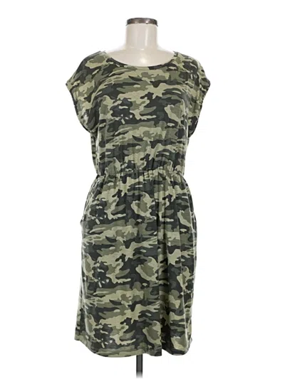 Pre-owned Hem & Thread Casual Dress In Green
