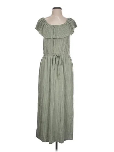Pre-owned Hem & Thread Casual Dress In Green