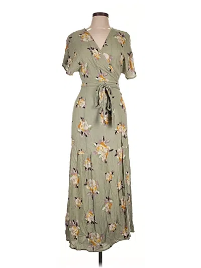 Pre-owned Hem & Thread Casual Dress In Green
