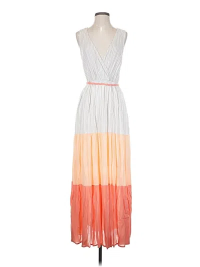 Pre-owned Hem & Thread Casual Dress In Orange