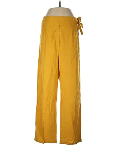 Pre-owned Hem & Thread Casual Pants In Yellow