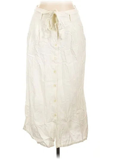 Pre-owned Hem & Thread Casual Skirt In Ivory