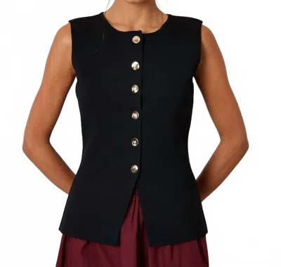 Hem & Thread City Blouse In Black