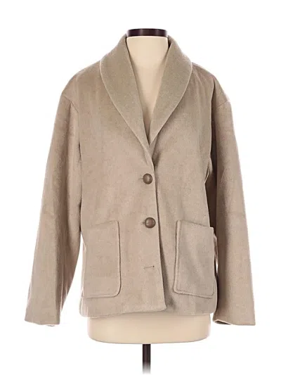 Pre-owned Hem & Thread Coat In Brown