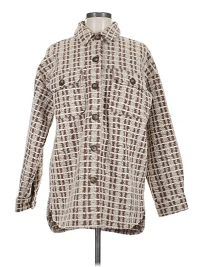 Pre-owned Hem & Thread Coat In Brown