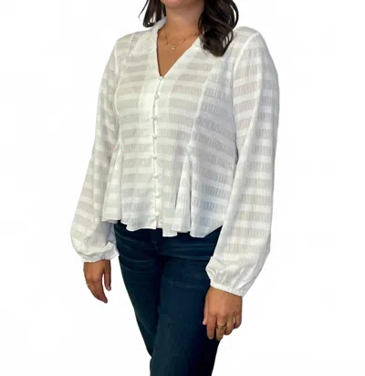Hem & Thread Day To Night Blouse In White