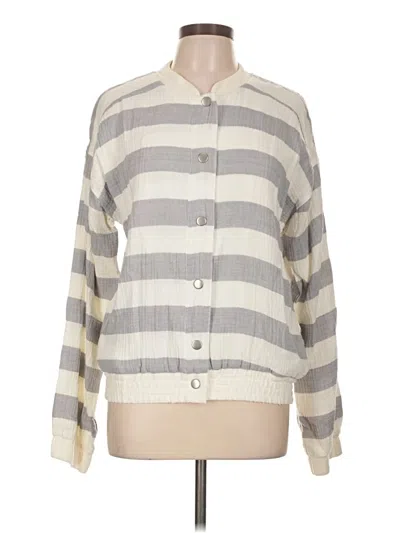 Hem & Thread Jacket In Ivory
