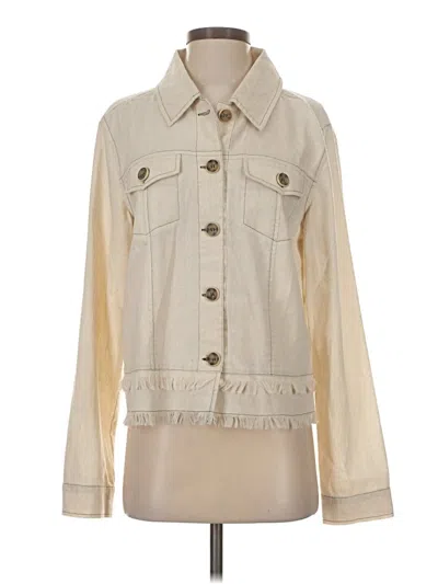 Pre-owned Hem & Thread Jacket In White