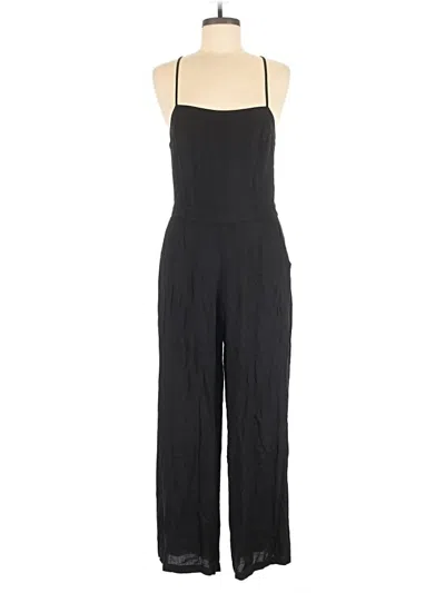 Pre-owned Hem & Thread Jumpsuit In Black